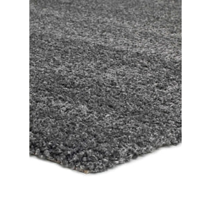 Alfombra lisa de pelo alto Catay antracita, varias medidas disponibles