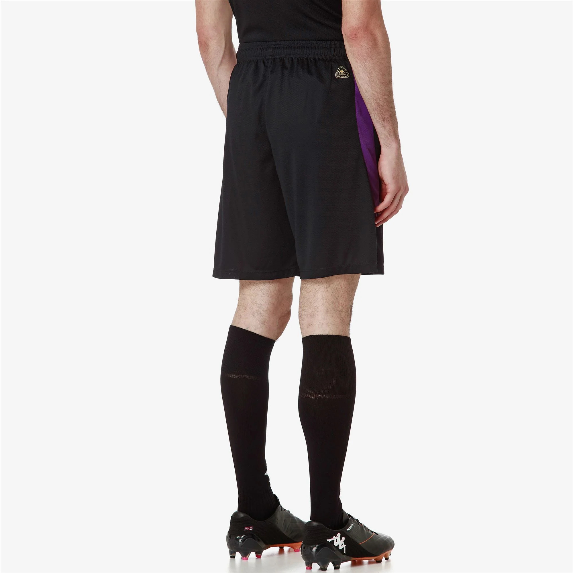 Kappa - Pantaloni Corti Bambino Nero - Ahorazip Pro 8 Fiorentina