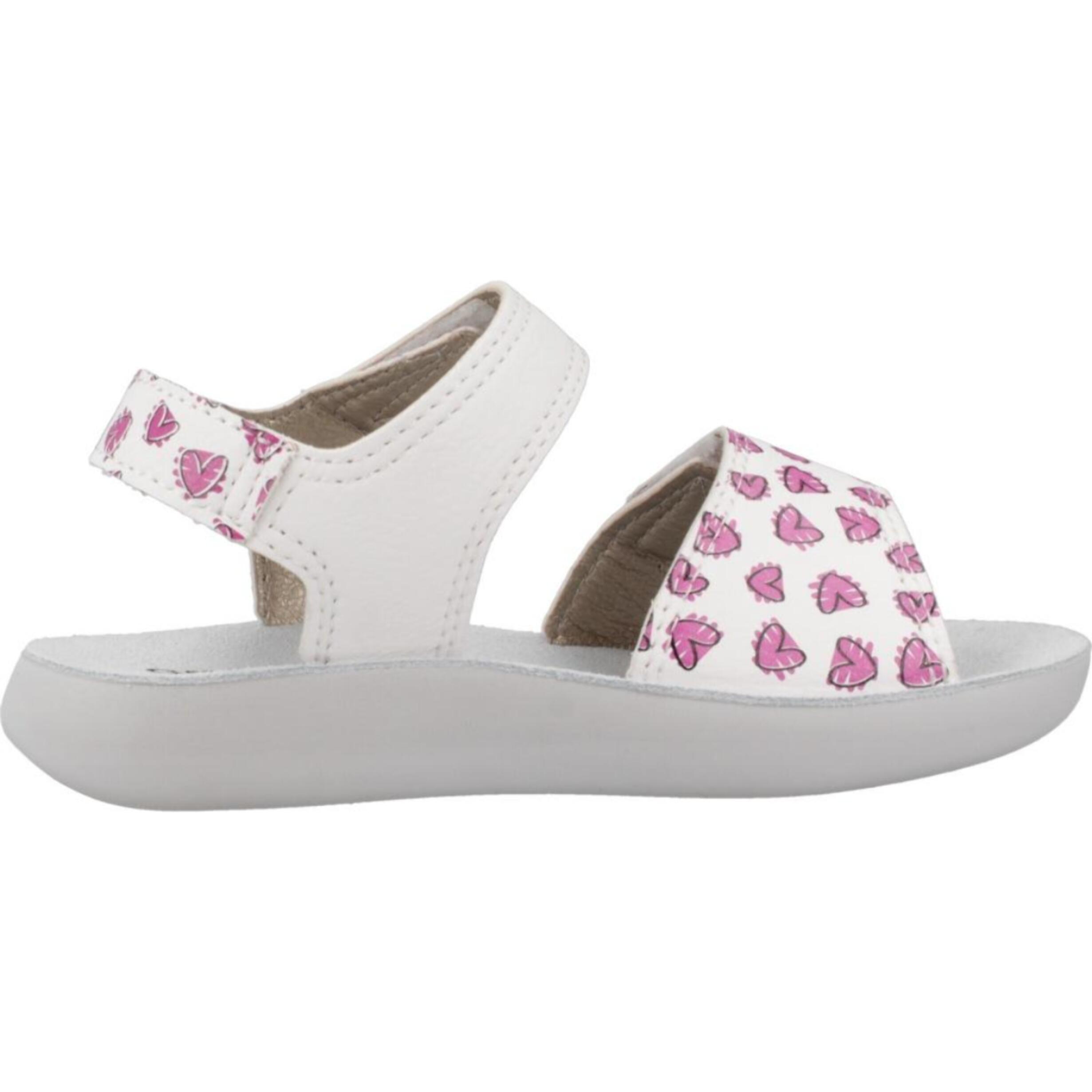 Sandalias Niña de la marca GEOX  modelo B SANDAL LIGHTFLOPPY BLANCO