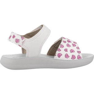 Sandalias Niña de la marca GEOX  modelo B SANDAL LIGHTFLOPPY BLANCO