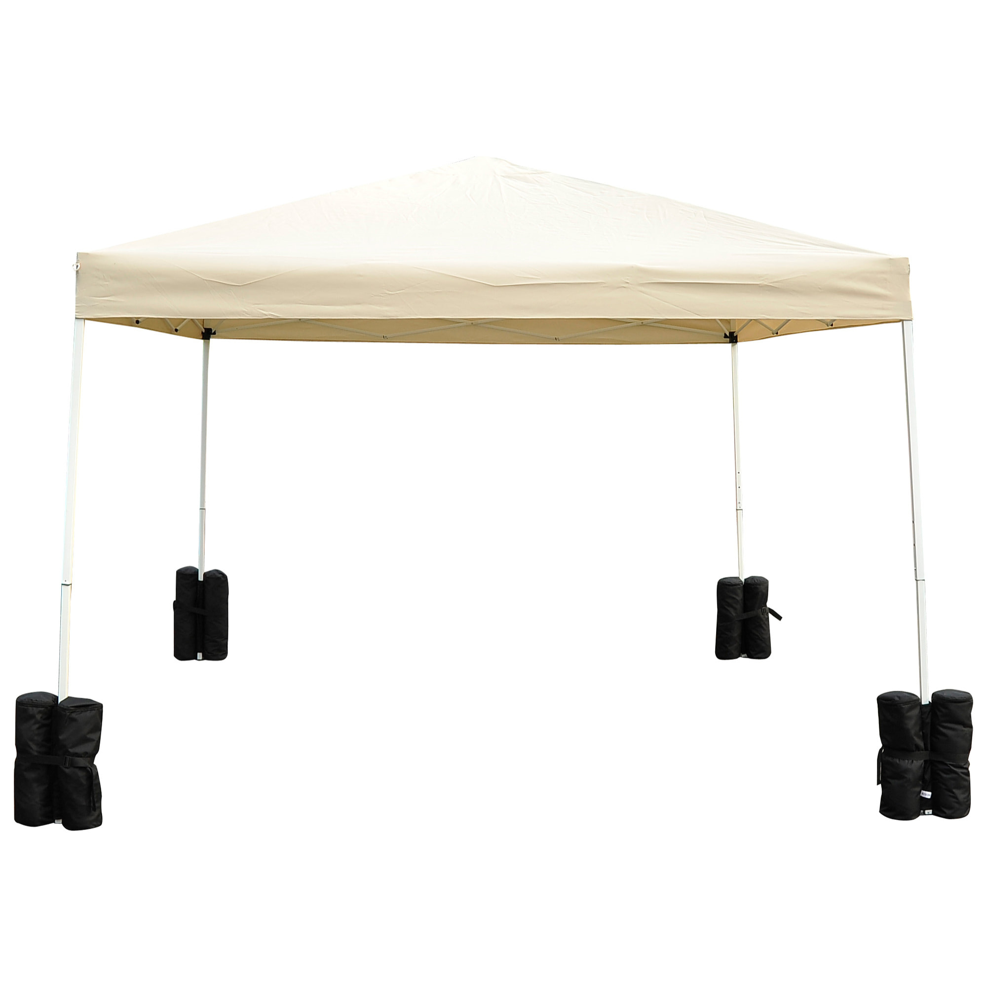 Pack 4 Pesos para Carpas Bolsas de Pesos Pesas de Piernas para Cenador Pabellón Gazebo Bolsas de Arena para Exteriores Negro