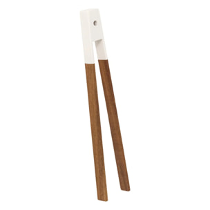 Pince à toast L5,5cm Acacia bois foncé