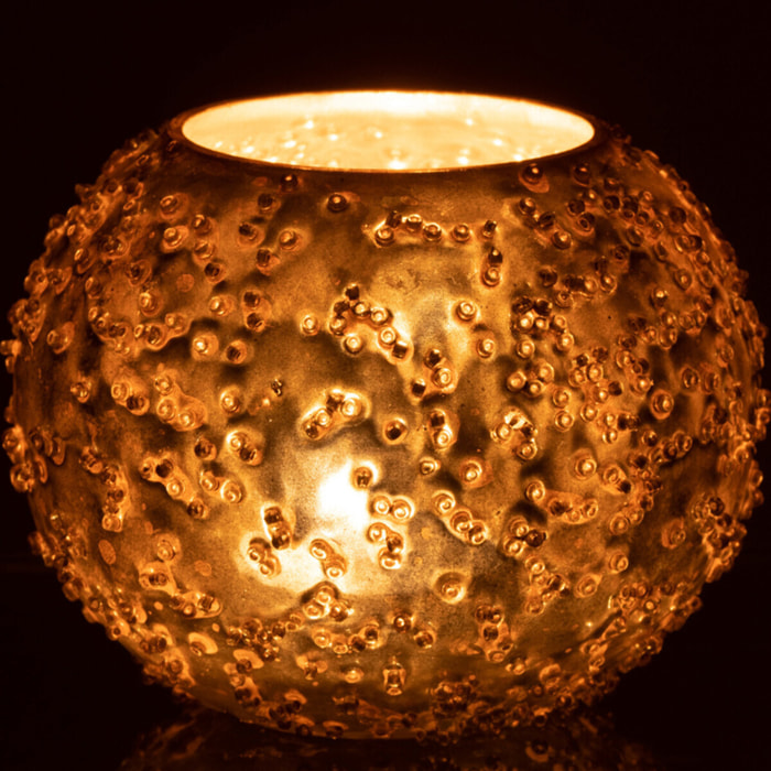 J-Line photophore Lise - verre - or - small