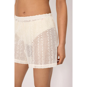 Pantaloni corti Beige