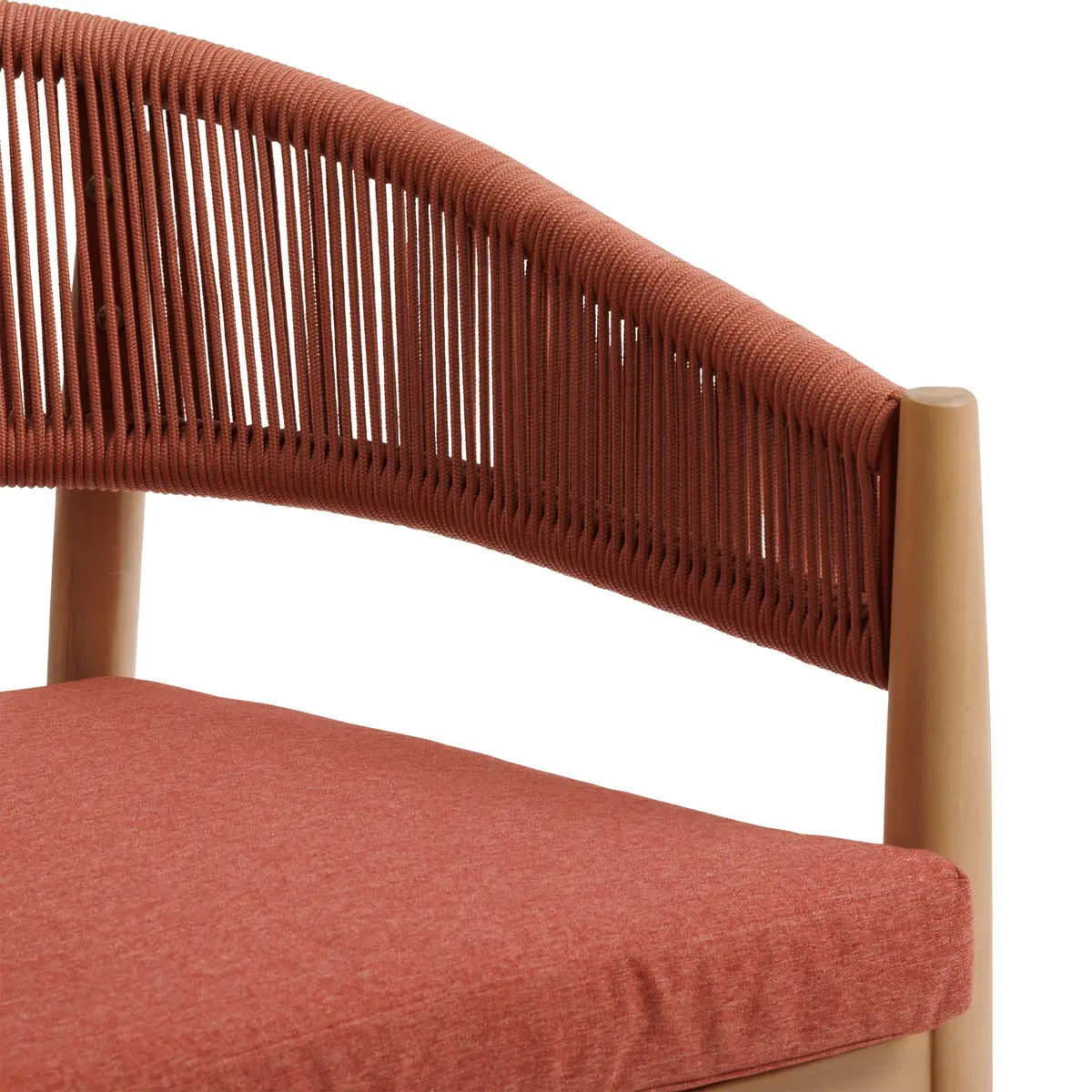 Lot de 2 fauteuils de jardin Tevio Brique