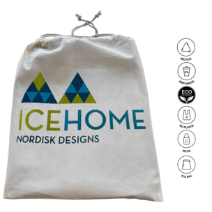 Icehome - Funda Nórdica Estampada - Cierre Solapa - 100% Poliéster Microfibra - Incluye 1/2 Fundas de Almohada - Wintree