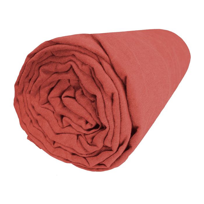 Drap housse en lin lavé bonnet 30cm, RÊVE DE LIN