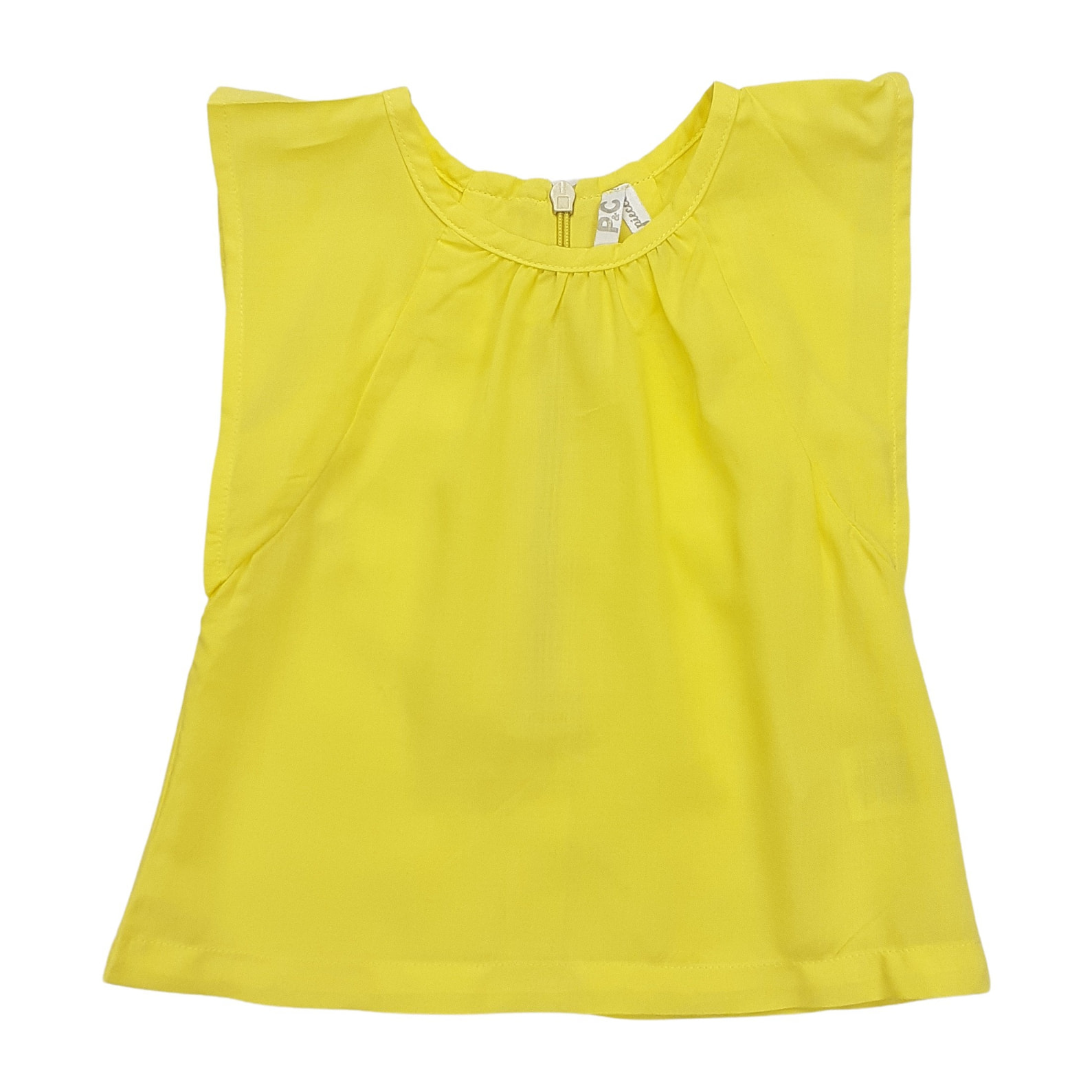 TOP CREPONNE GIALLO