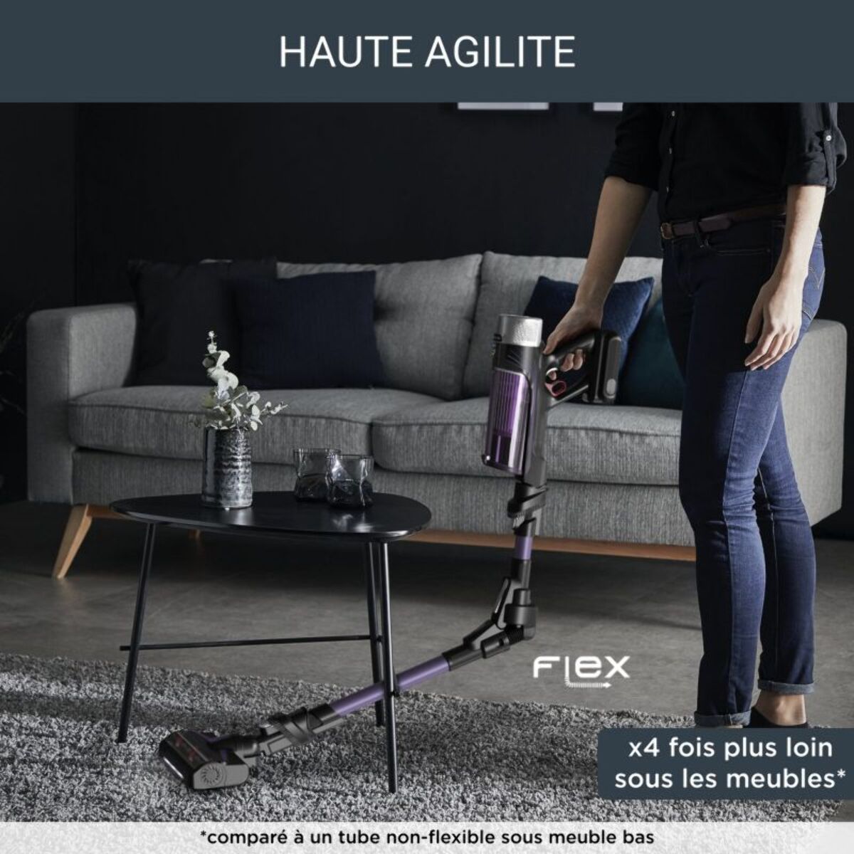 Aspirateur balai ROWENTA X Force Flex 9.60 Kit Allergie RH2039WO