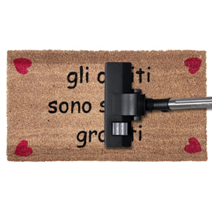 Zerbino Ingresso Casa Antiscivolo in Cocco Ospiti Graditi