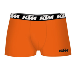 Set de 6 calzoncillos bóxer ktm  naranja y gris oscuro