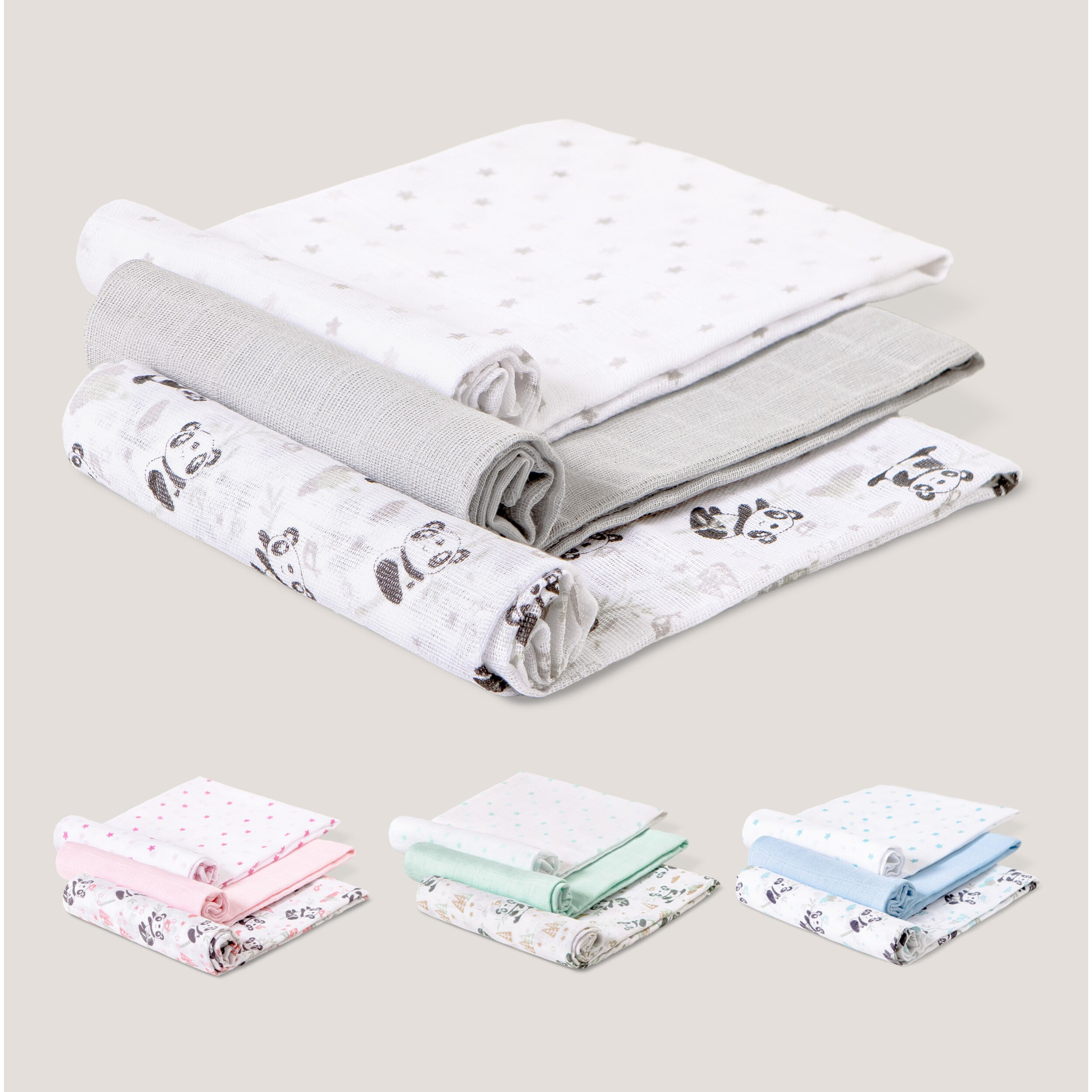 Gasas Pack 3ud. Panda