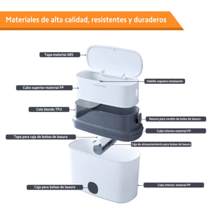 Cubo de basura para baño joybos