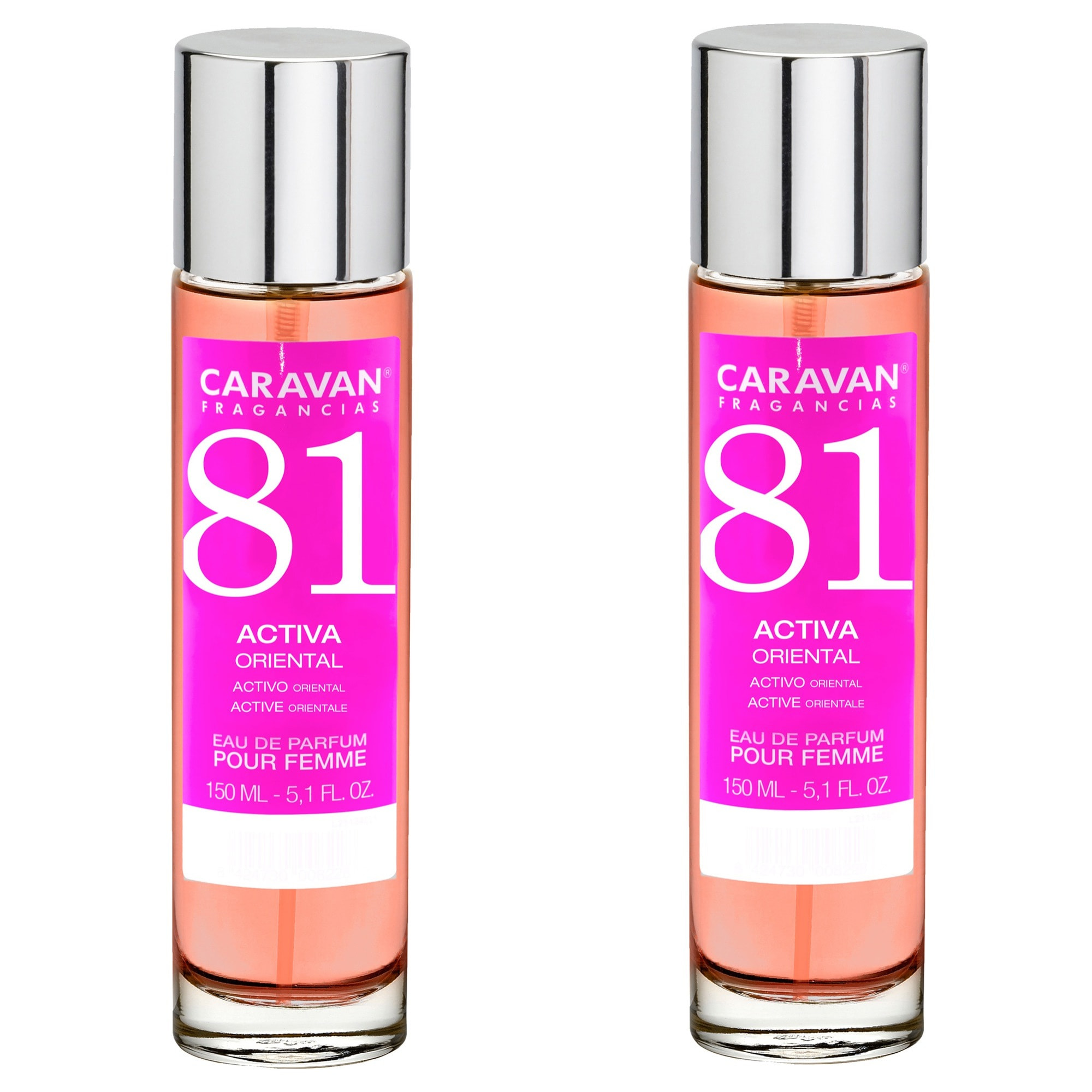 Caravan fragancias set de 2 frascos perfume de mujer nº81, de 150 ml