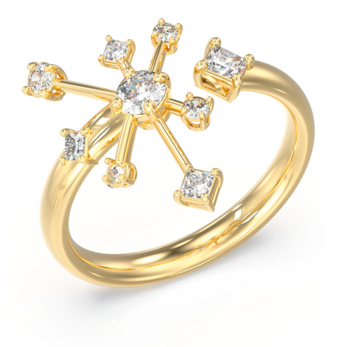 Anillo Guess Mujer JUBR05565JWYG58