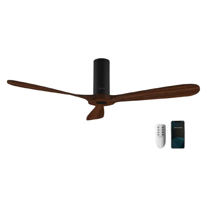 Cecotec Ventilateur de plafond avec télécommande et Wifi EnergySilence Aero 5500