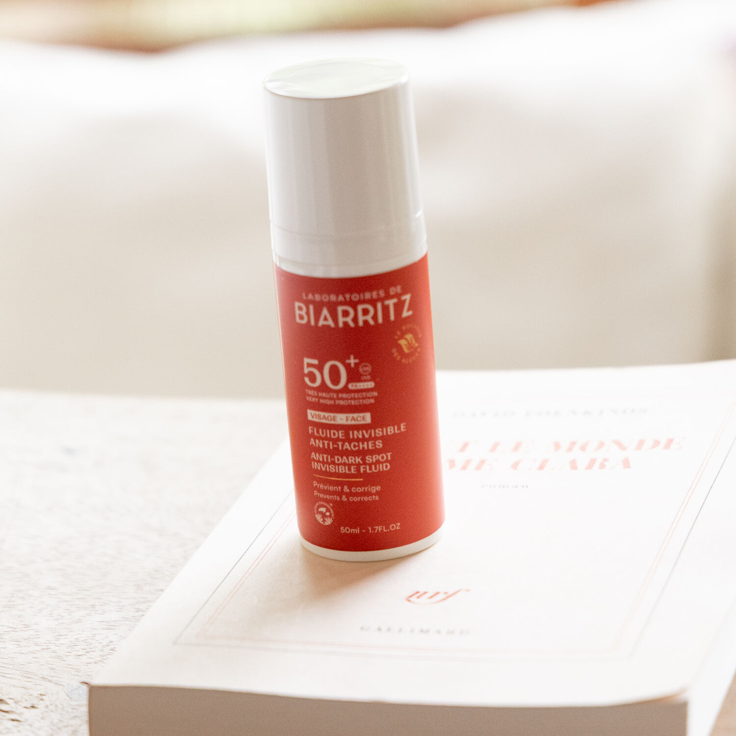 Solaire SPF50+ - Fluide Invisible Anti-Taches Bio Prévient & Corrige 50ml
