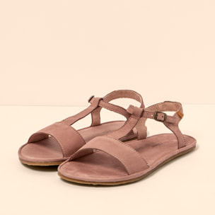 Sandalias N5686 NOBUCK LAVADO MALVA/SATYA color Malva
