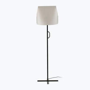 LUANG Lampadaire noire/beige