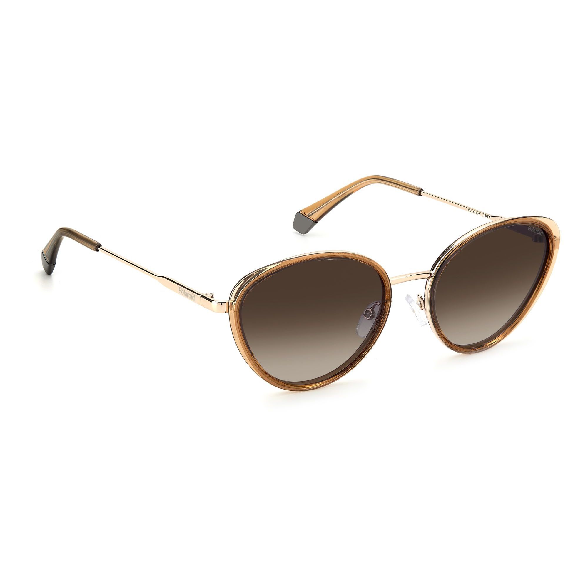Polaroid - lunettes de soleil 6145/S - beige - verres : dégradé marron - UV : cat. 3