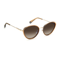 Polaroid - lunettes de soleil 6145/S - beige - verres : dégradé marron - UV : cat. 3