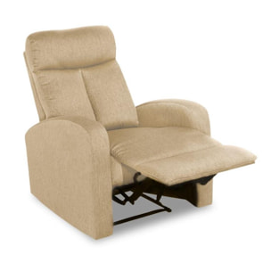 Sillón relax Shelby Beige