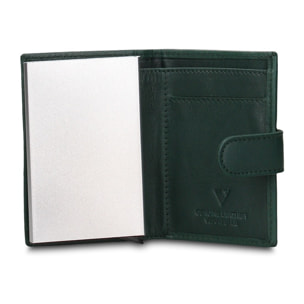 Portafoglio uomo in vera pelle - Modello Bastian Pro - Casual - 6.5 x 10.5 x 2.0 cm