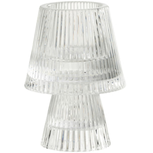 J-Line bougeoir Chapeau - verre - transparent