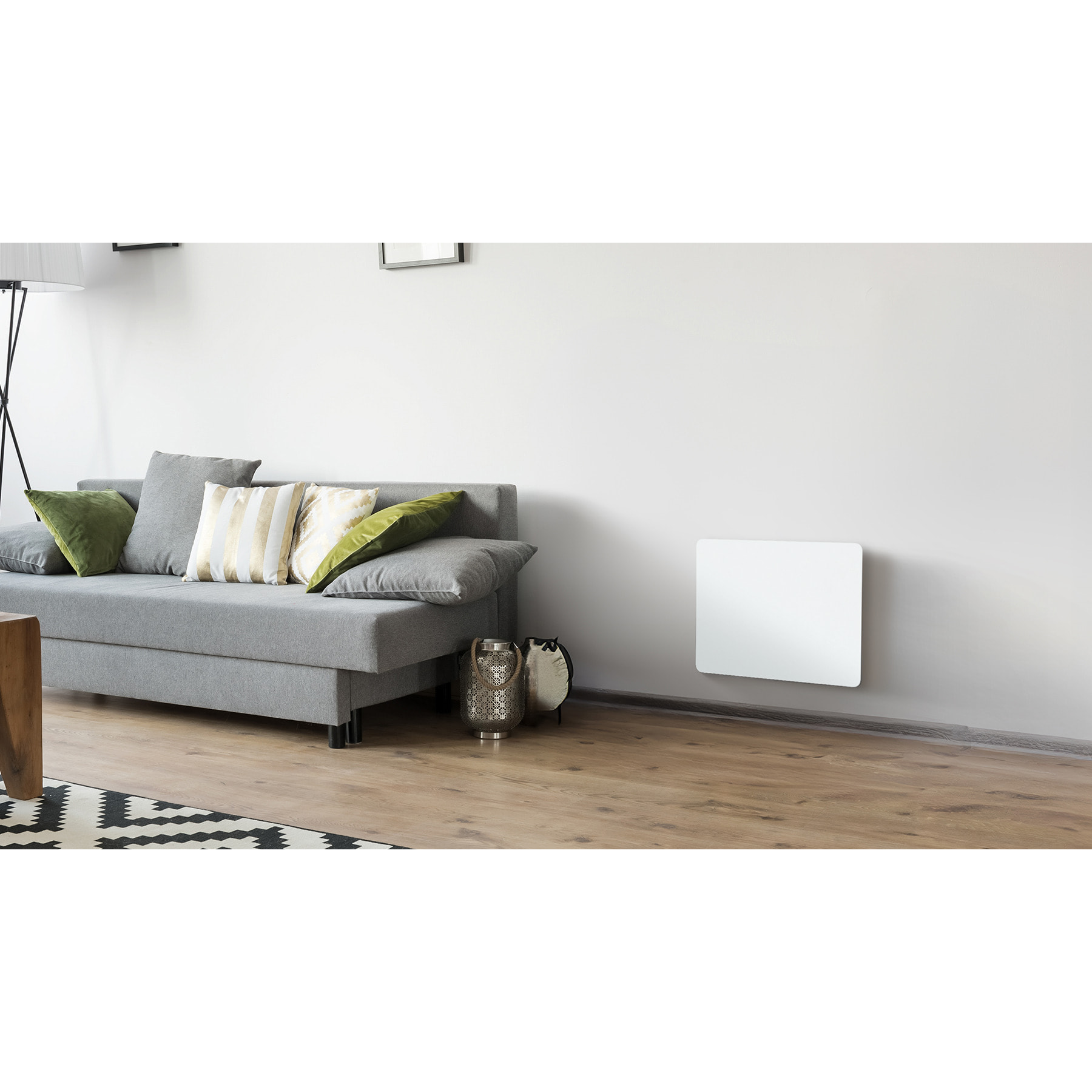 Radiateur Électrique Céramique Blanc 1000W Blanc YLIAS