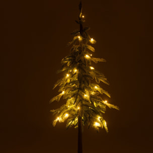 J-Line décoration sapin de Noël Neige - plastique - vert - small - LED