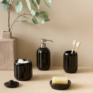 Distributeur de savon Colorama en céramique 450ml noir