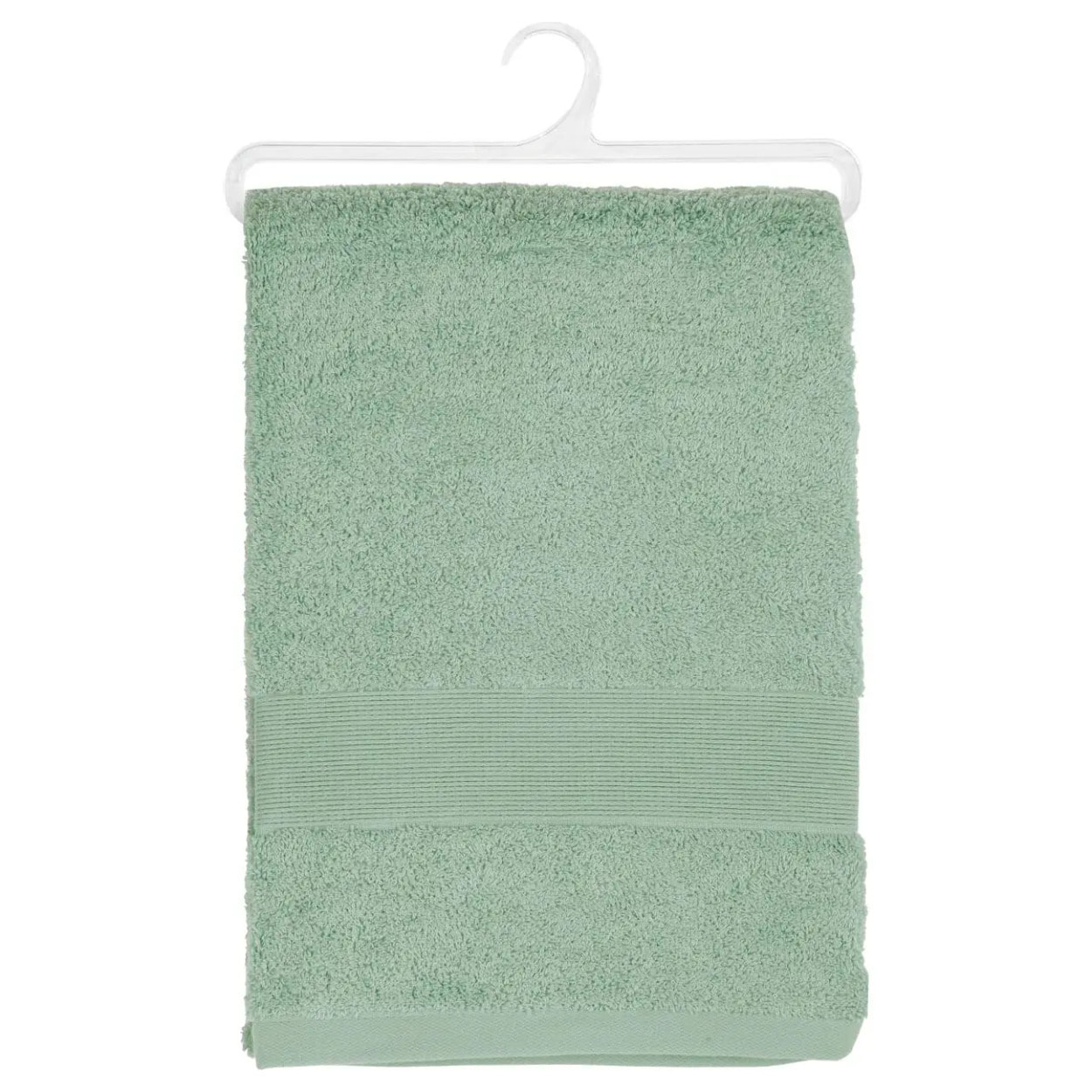 Drap de bain "Essentiel" coton vert 100x150cm