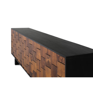 Aparador de Madera de Mango Estilo Rústico Étnico Moderno