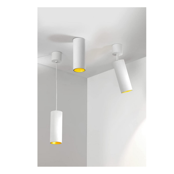 LEDS C4 Play Deco Surface - Lámpara Plafón De Techo Led De 6,4W Y 517 Lúmenes, Luz Cálida 2700K, Cri 80, Color Blanco