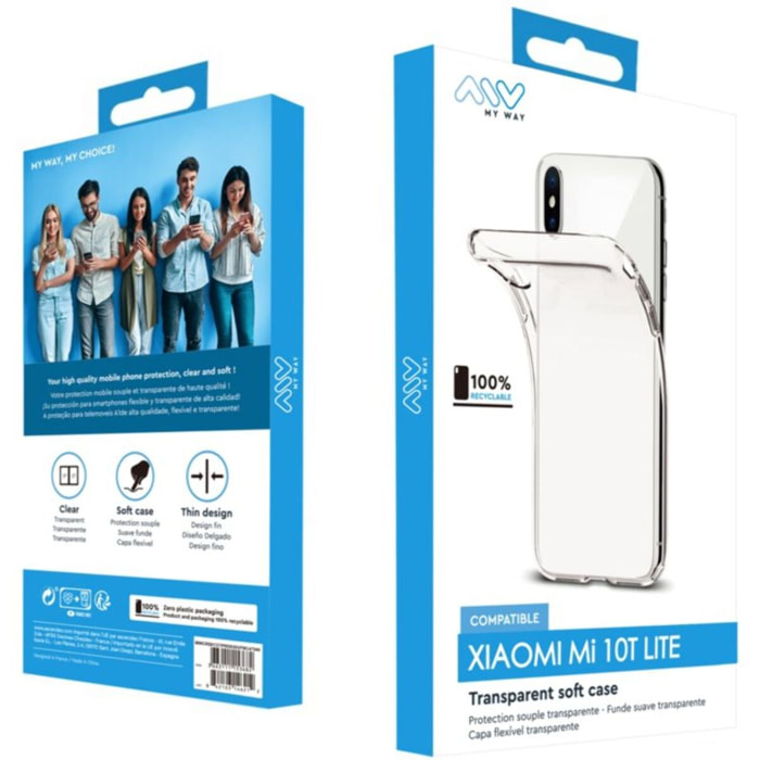 Coque MY WAY Xiaomi Mi 10T Lite Souple transparent