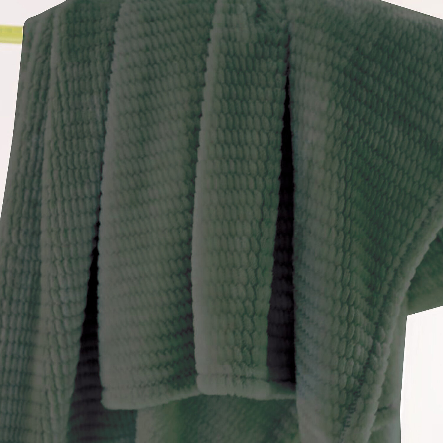 Plaid saya 100% polyester graphite