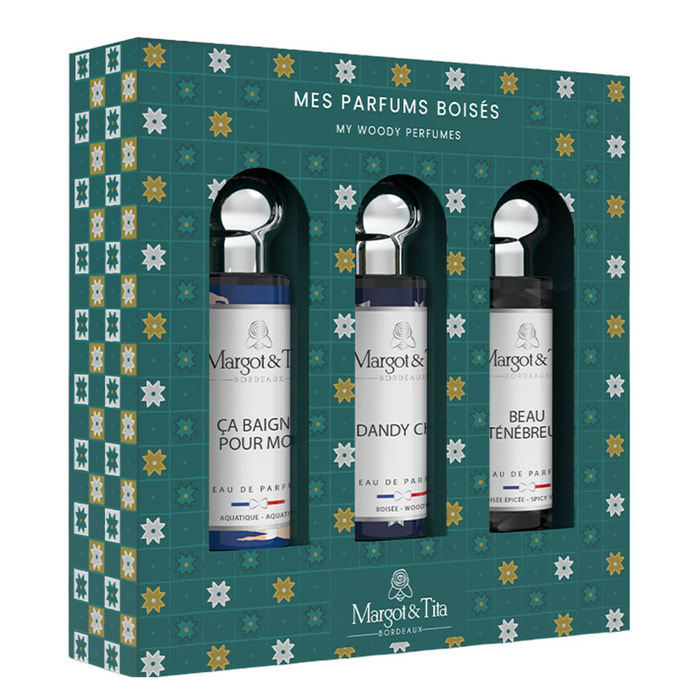 Mes Parfums Boisés - Coffret Trio Parfums 3 x 30ml