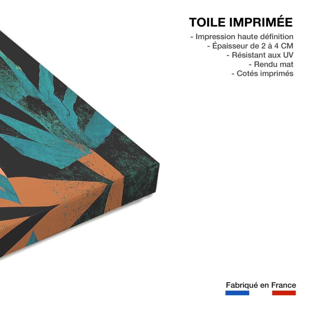 Tableau jungle tigrou  Toile imprimée