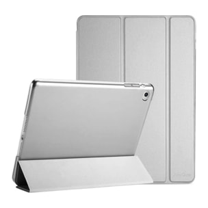 Étui Smart Cover iPad 9.7' (2017/2018) / iPad Air (2013/2014) / iPad Pro 9.7' (2016) Argent à Rabat avec Support