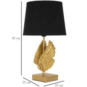 LAMPADA DA TAVOLO WINGS CM Ø 25X45