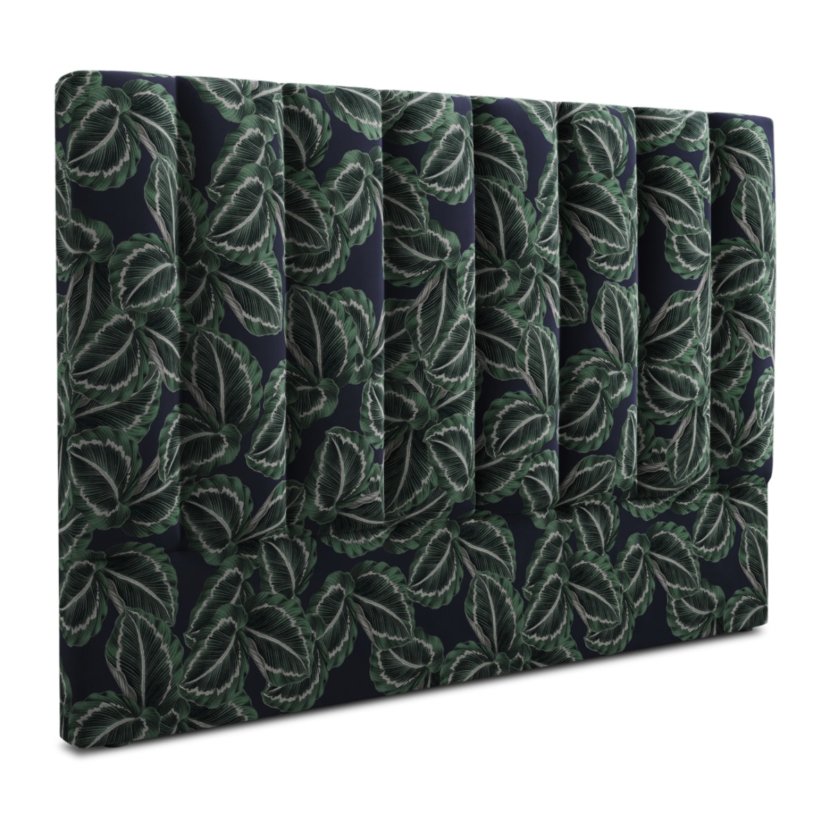 Tête de lit "Camargue" 200x120cm en velours motif de la jungle