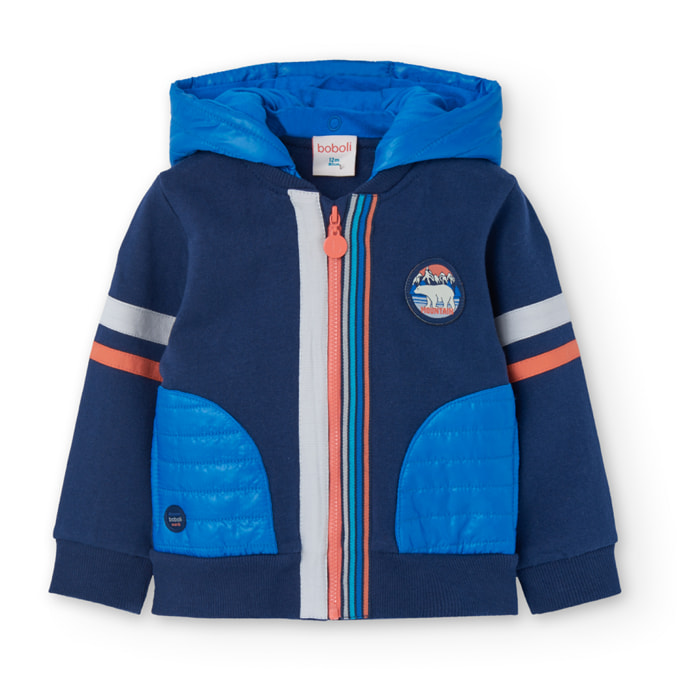 Chaqueta felpa de bebé niño -BCI