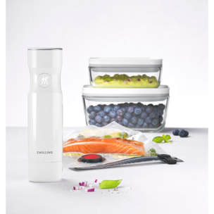 Kit de démarrage sous vide, Verre / S/M, 7-pcs, Blanc