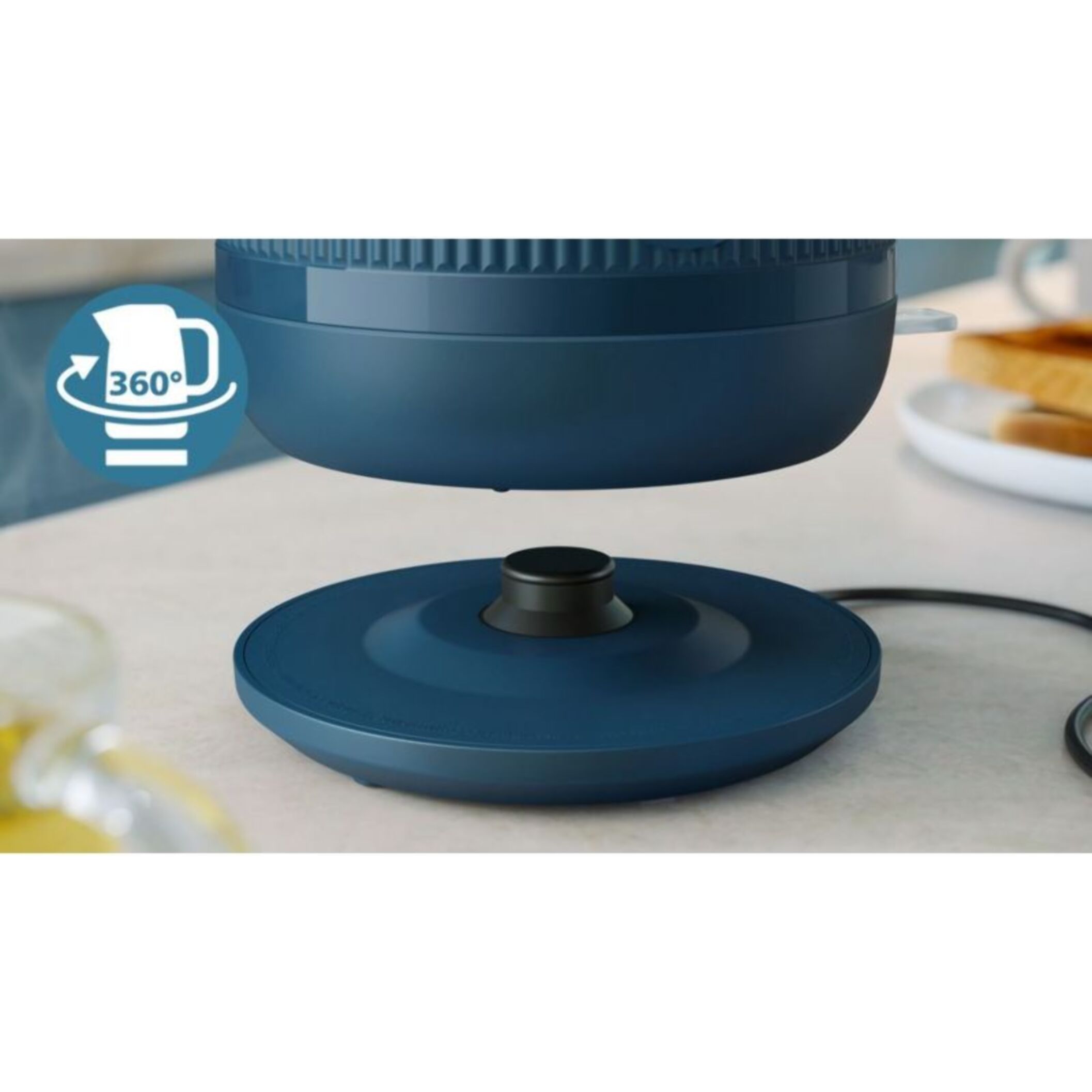 Bouilloire PHILIPS HD9411/70 Bouilloire électrique bleue Série 3000 1.7L, 2200W