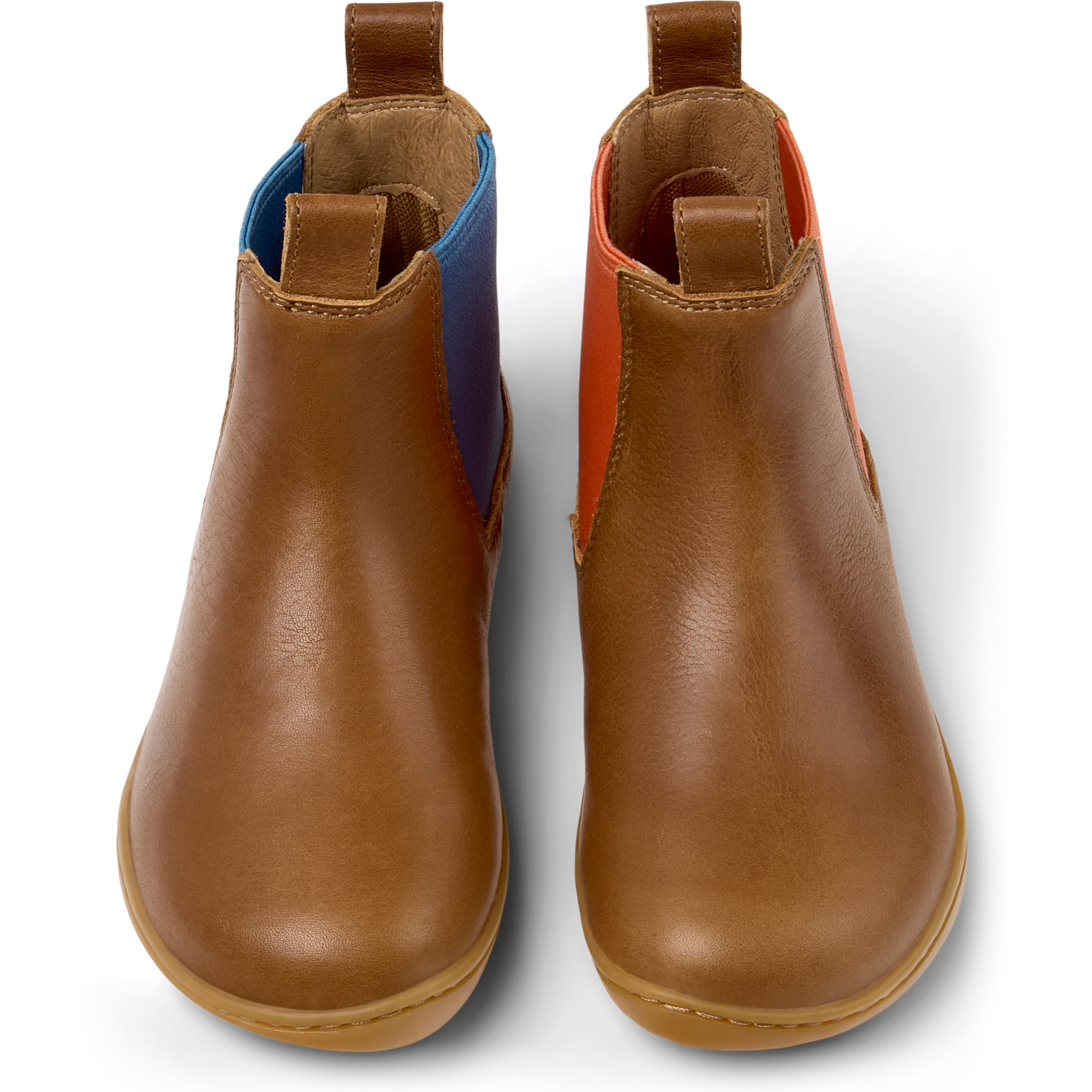 Botines - CAMPER Peu Cami Twins - Marron - Cuero liso