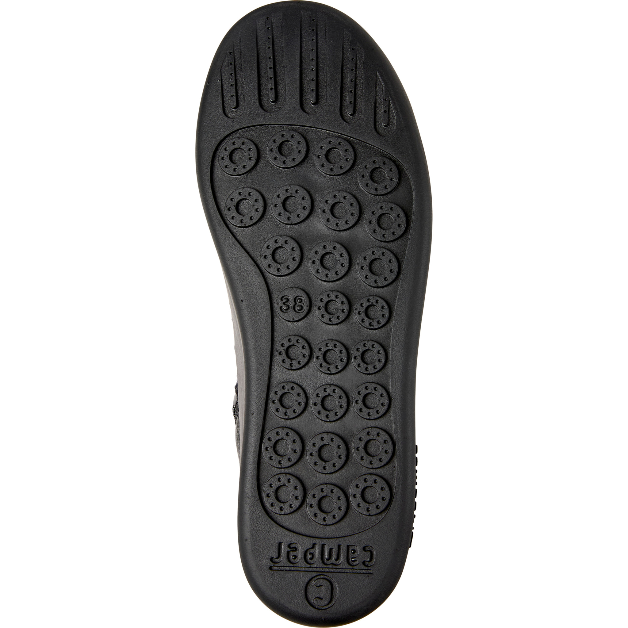 Sneaker-Bootie - CAMPER Peu Touring - Negro - Cuero liso