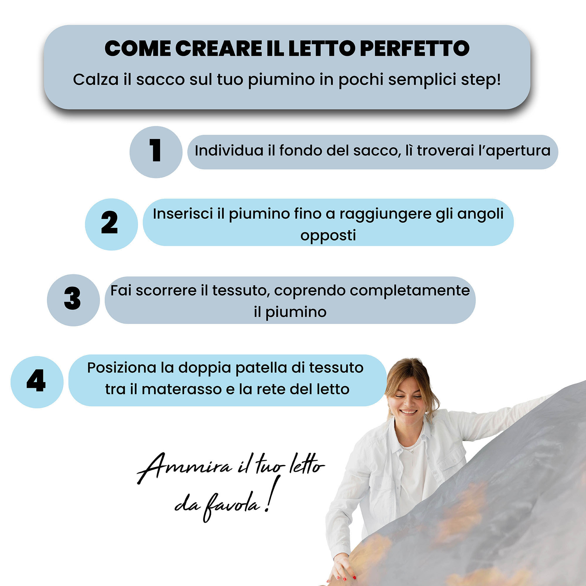 PARURE COPRIPIUMINO GOODNIGHT - STAMPA DIGITALE 100% Microfibra