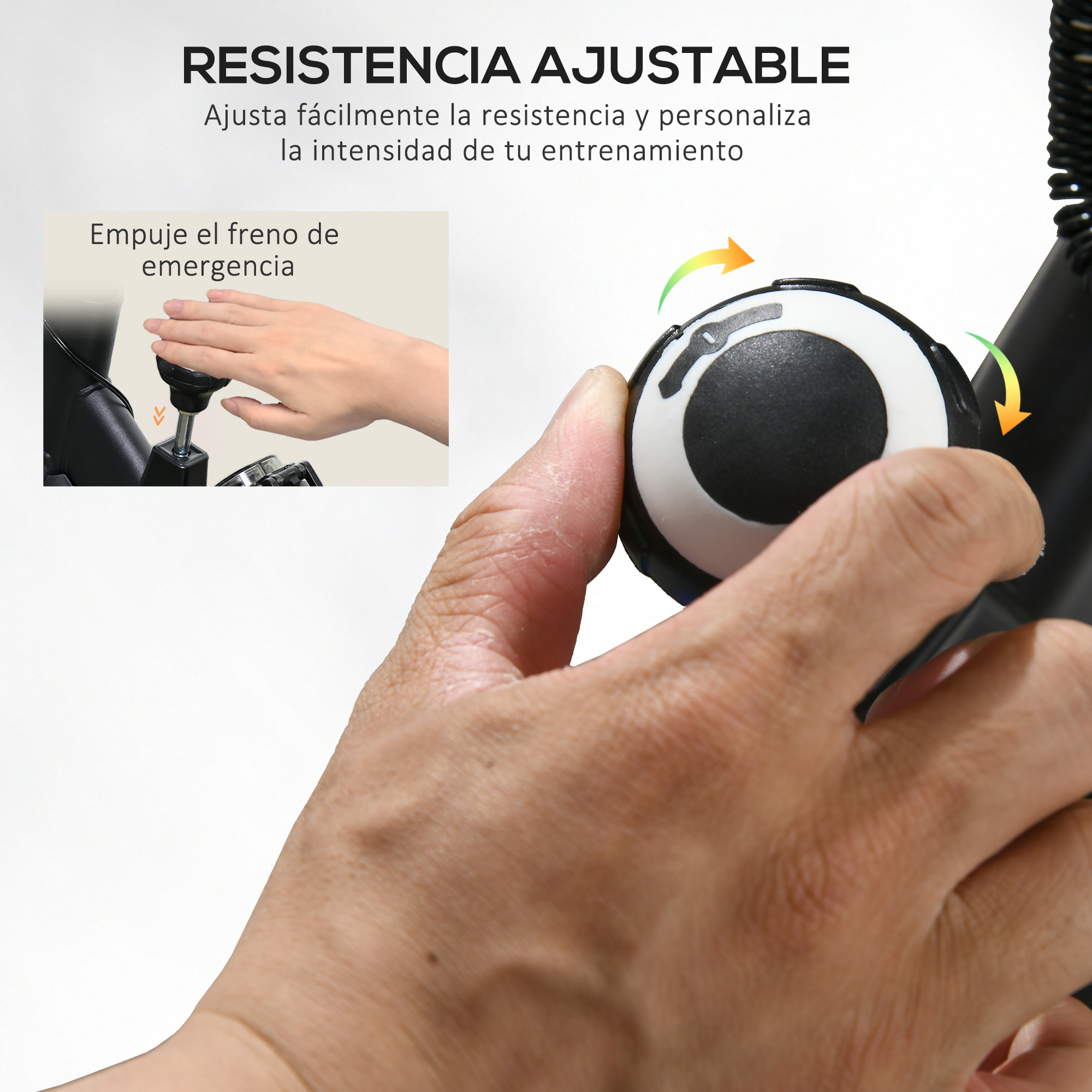 Bicicleta Estática con Resistencia Regulable Bici Estática Bicicleta de Fitness con Volante de Inercia 8 kg Pantalla LCD Manillar y Asiento Ajustable para Casa Gimnasio Azul