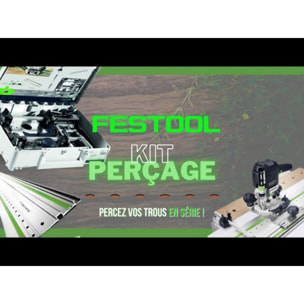 Kit pour le perçage de pistes perforées - FESTOOL - LR 32-SYS pour OF 900, OF 1000, OF 1010, OF 1400 - 576799