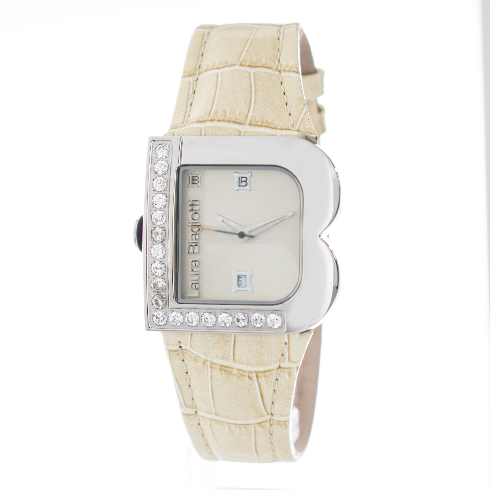 Reloj Laura Biagiotti LB0001L-11Z Mujer Analogico Cuarzo con Correa de Acero